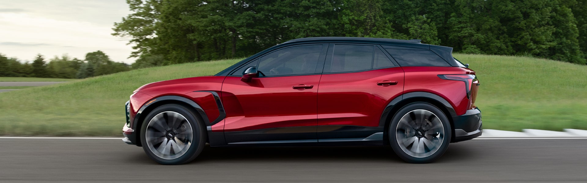 Side view of the Chevrolet Blazer EV