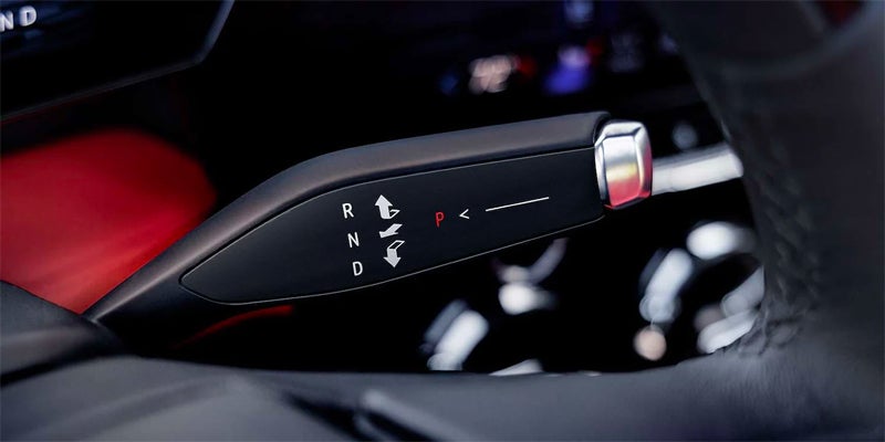 Closeup of the turn signal indicator