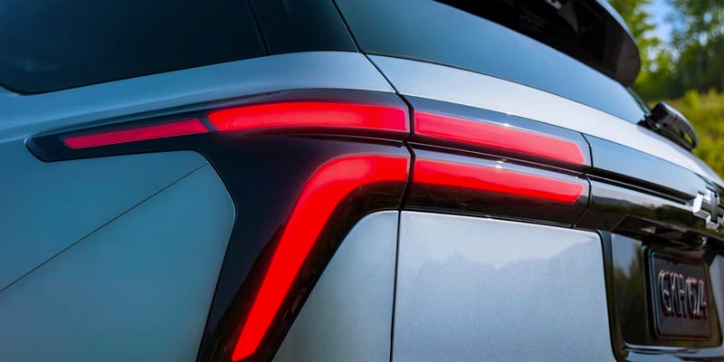 Taillight on a Chevrolet Traverse
