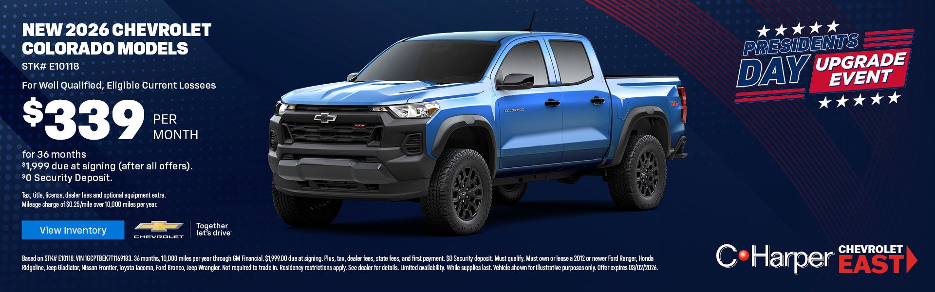 New 2026 Chevy Colorado in New Alexandria, PA