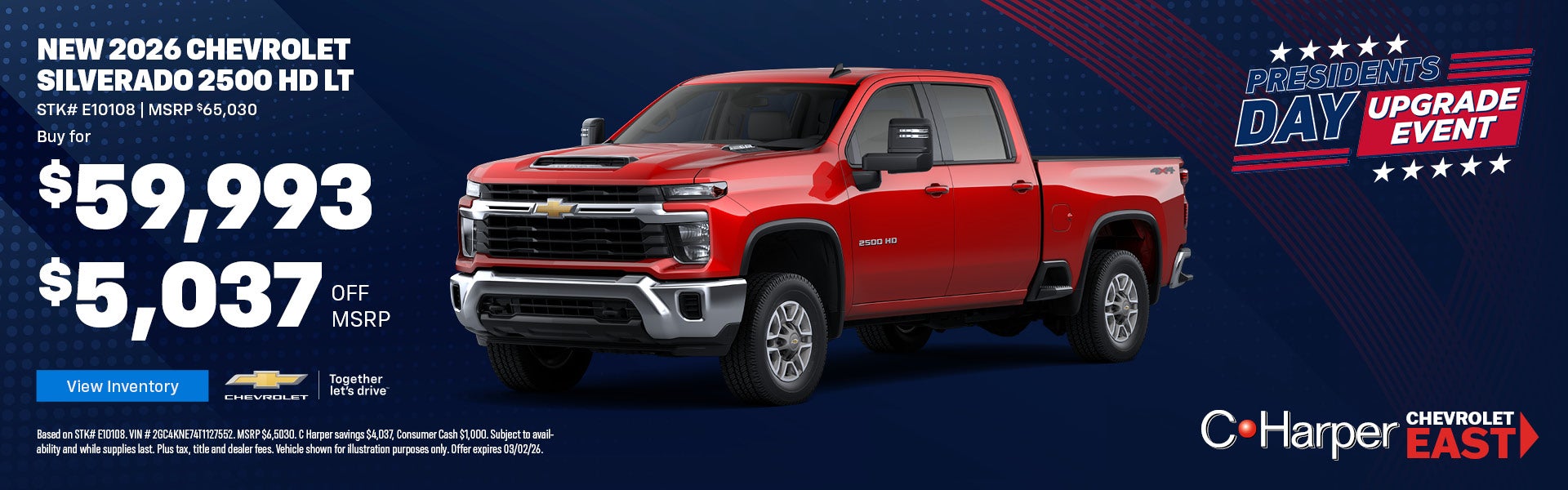 New 2026 Chevy Silverado 2500 HD LT in New Alexandria, PA