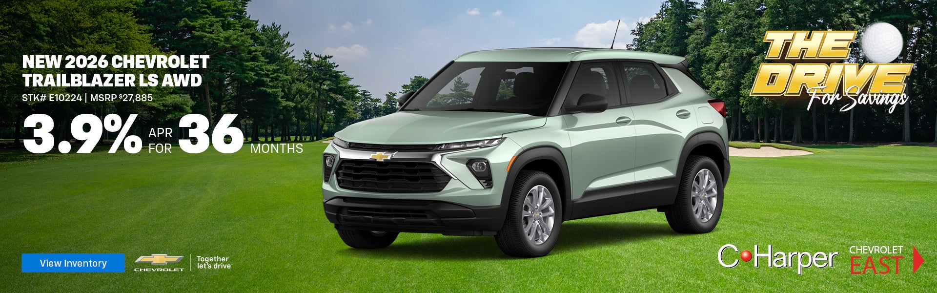 Save on a new 2026 Chevy Trailblazer