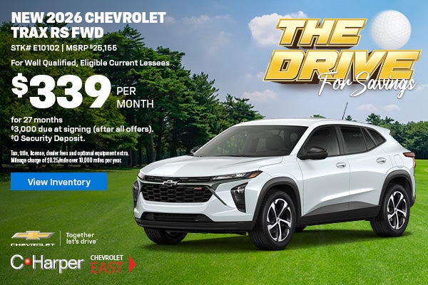 Lease a new 2026 Chevy Trax