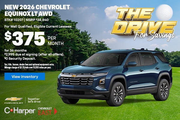 Lease a new 2026 Chevy Equinox LT 