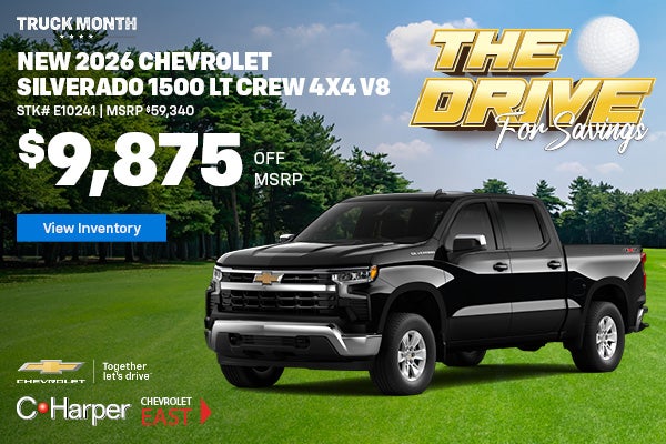 Save on a new 2026 Chevy Silverado 1500