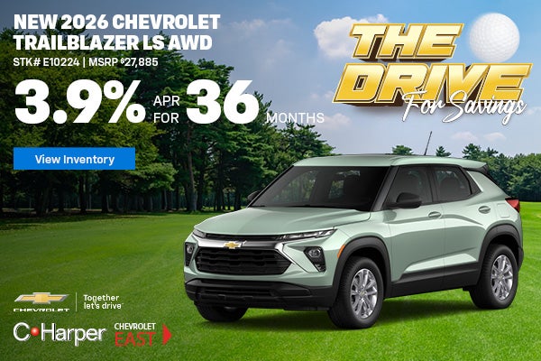 Save on a new 2026 Chevy Trailblazer