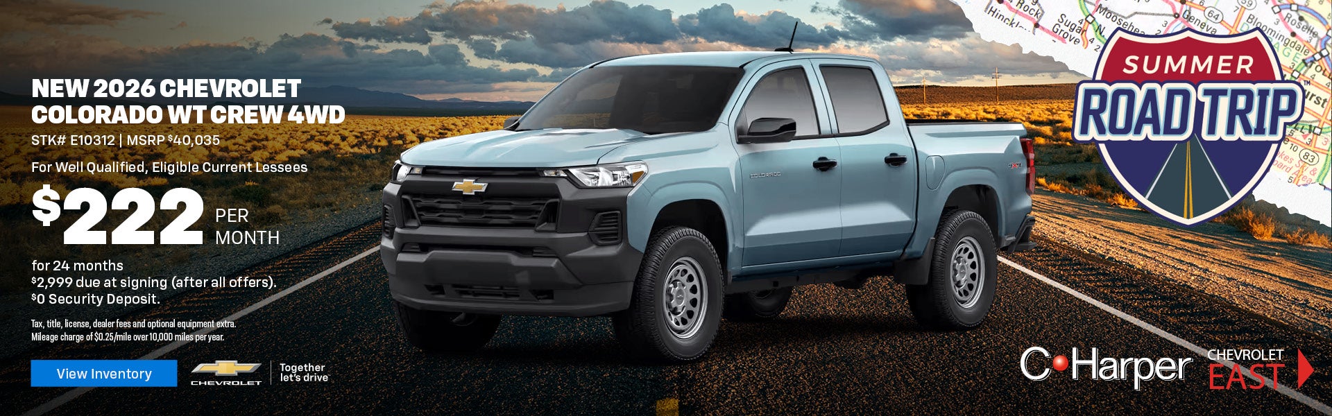 Save on a New 2026 Chevy Colorado WT Crew 4WD